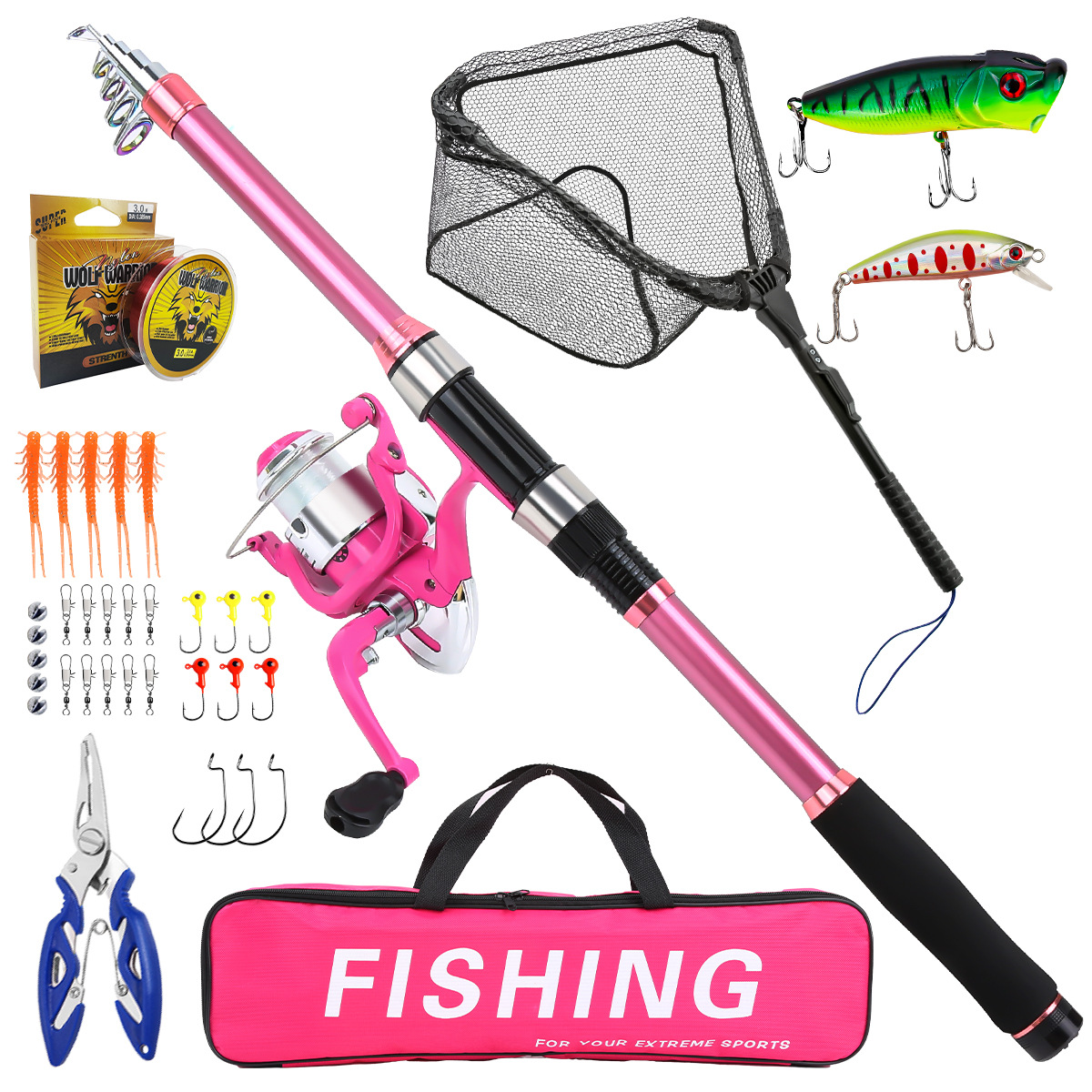 Set Peralatan Pancing Lengkap  - Fishing Rod Combo ulasan dan harga