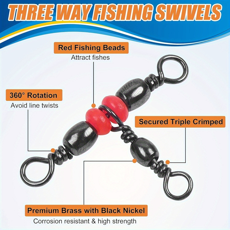 Swivel Pancing 3 Arah, Dikemas - Fishing Rod Building Kit ulasan dan harga
