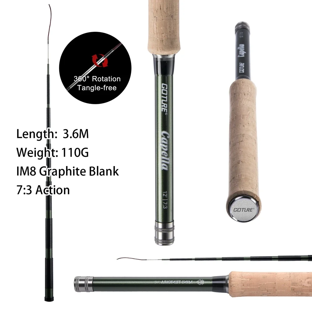Goture 12FT Kombinasi Joran Pa - Fishing Rod Carbon Fiber ulasan dan harga