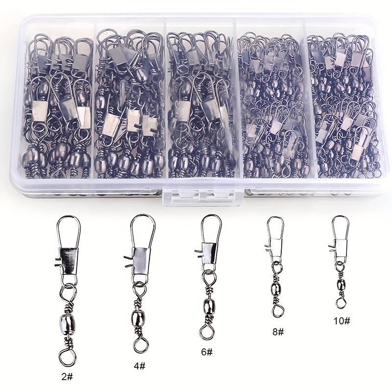 50/200pcs Barrel Snap Swivel A - Fishing Rod Building Kit ulasan dan harga
